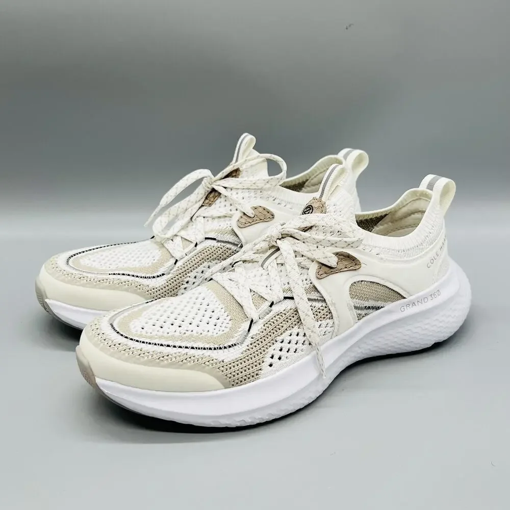 Cole Haan Shoes Womens 6.5 White Knit Mesh Zerogrand Athletic Sneakers Comfort